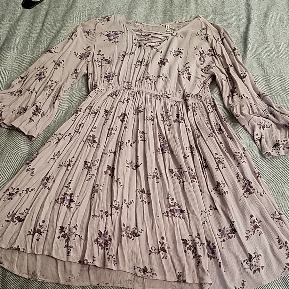 Comfortable soft purple dress